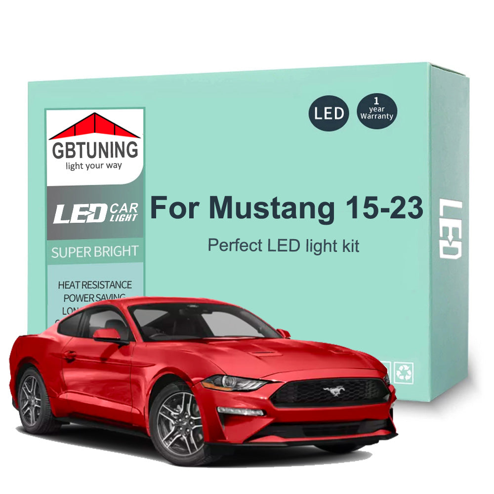AutoGlowLED Canbus LED Interior Light Kit for Ford Mustang 2015-2023