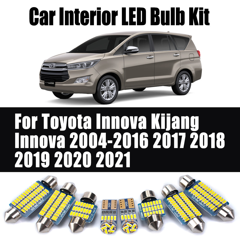 AutoGlowLED LED Interior Light Kit for Toyota Innova Kijang 2004-2021 Canbus