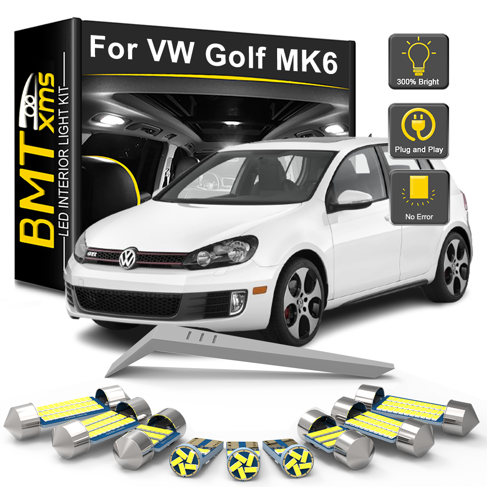 AutoGlowLED Canbus LED Interior Light Kit for VW Golf MK6 2009-2013