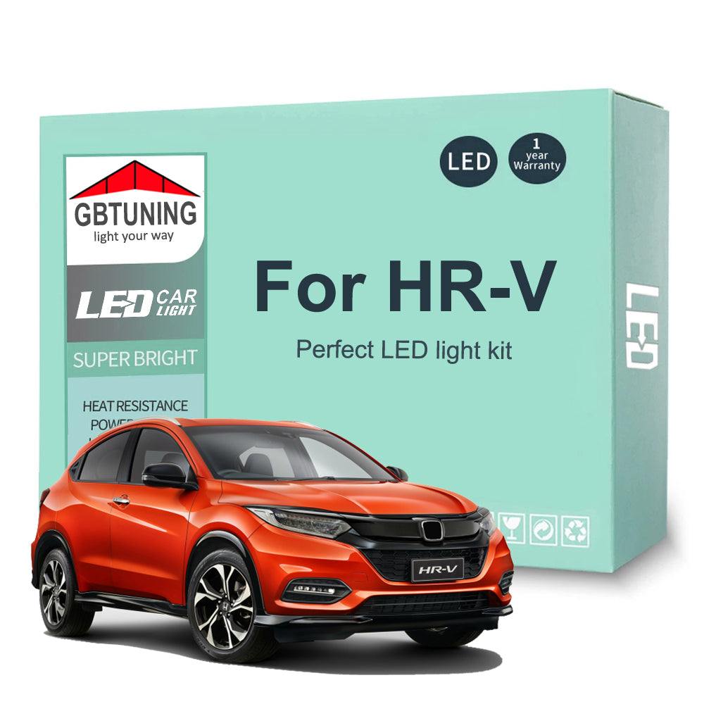 AutoGlowLED Canbus LED Interior Light Kit for Honda HR-V 2014-2022 12Pcs
