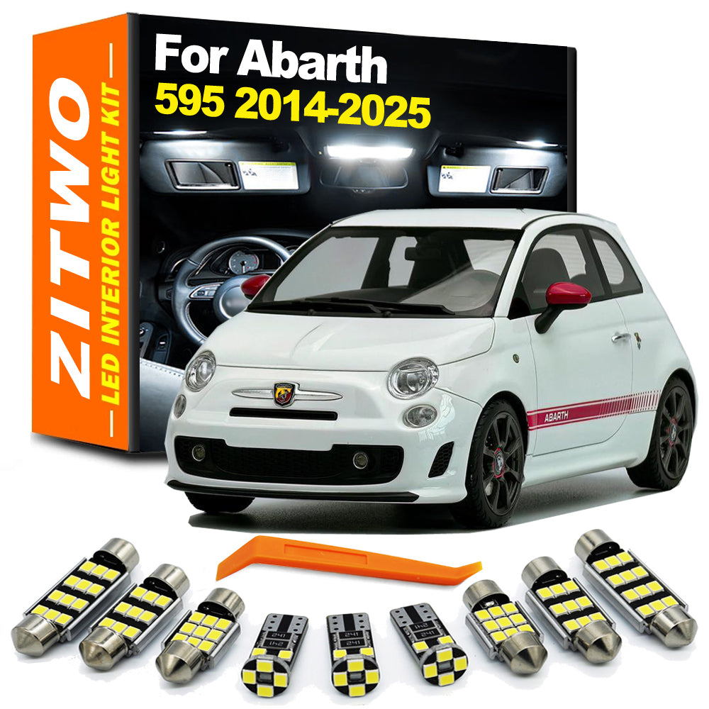AutoGlowLED LED Interior Light Kit for Abarth 595 2014-2025 (5Pcs)