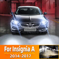 AutoGlowLED HIR2 9012 LED Headlight Bulbs 6000K Canbus for Opel Insignia A