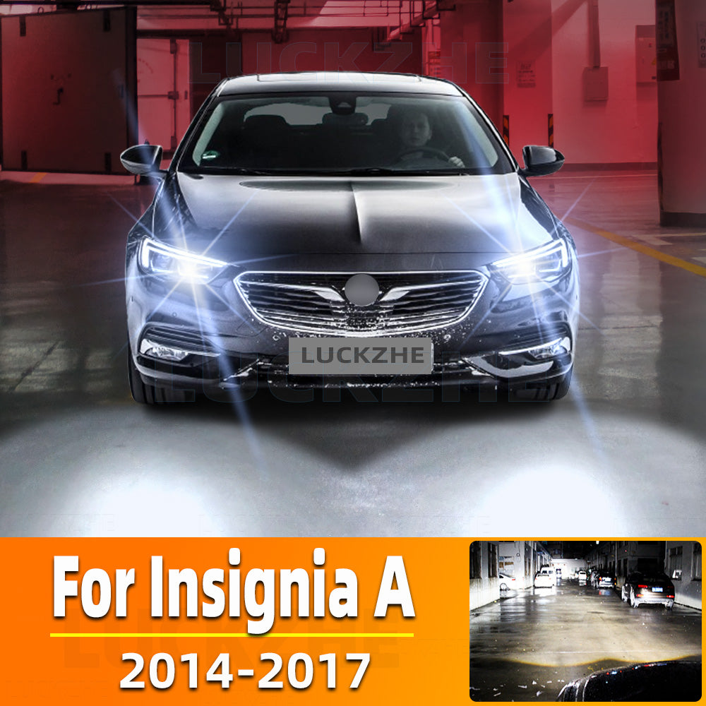 AutoGlowLED HIR2 9012 LED Headlight Bulbs 6000K Canbus for Opel Insignia A