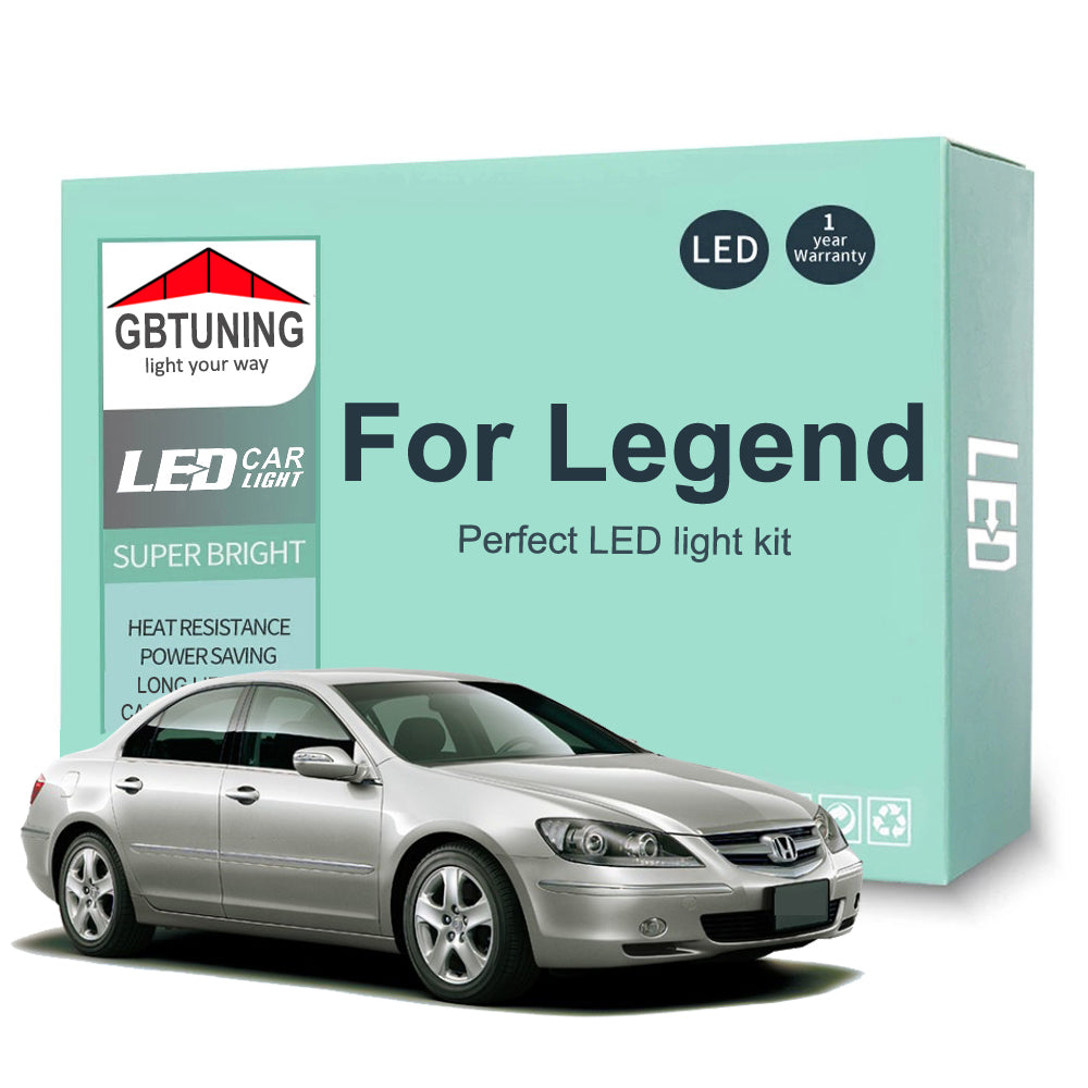 AutoGlowLED Canbus LED Interior Light Kit for Honda Legend 1990-2012