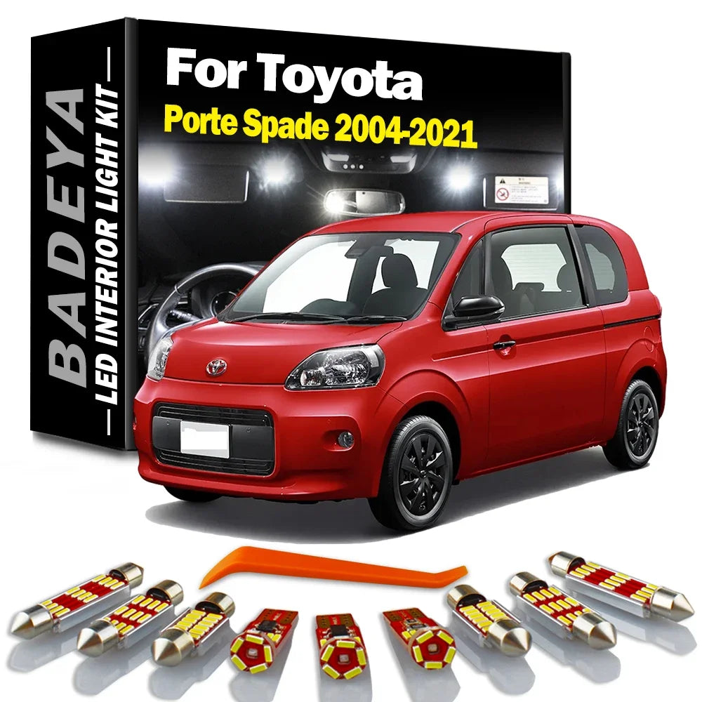 AutoGlowLED Canbus LED Interior Light Kit for Toyota Porte Spade 2004-2021