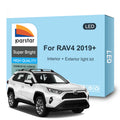 AutoGlowLED Interior & Exterior LED Bulb Kit for Toyota RAV4 2019-2023