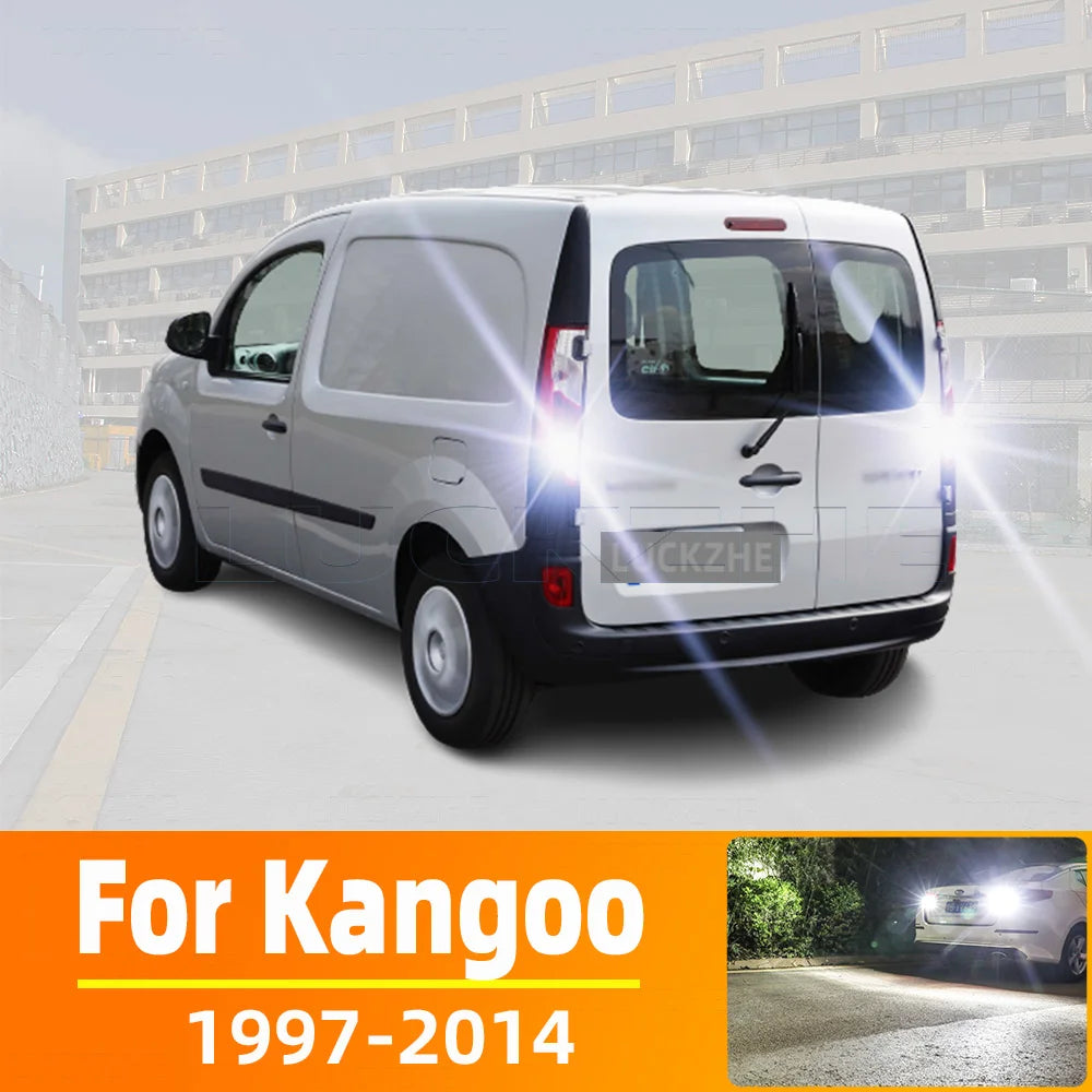 AutoGlowLED LED Reverse Light for Renault Kangoo 1997-2014, 2pcs Back-Up Lamp