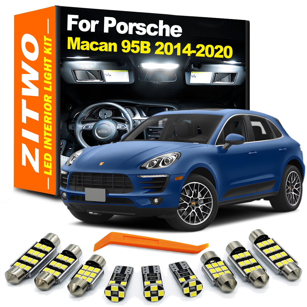 AutoGlowLED Canbus LED Interior Light Kit for Porsche Macan 95B 2014-2020