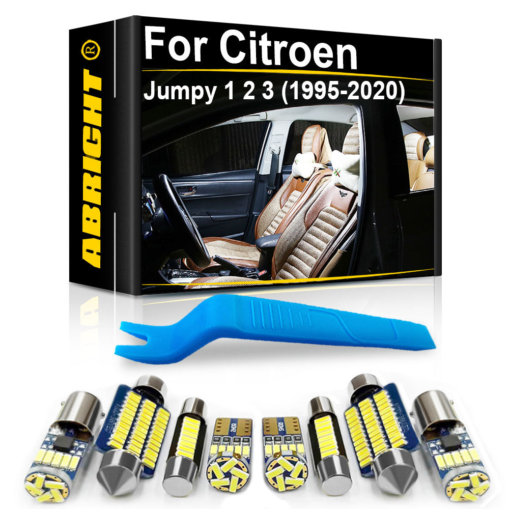 AutoGlowLED Car LED Interior Light Kit for Citroen Jumpy Canbus