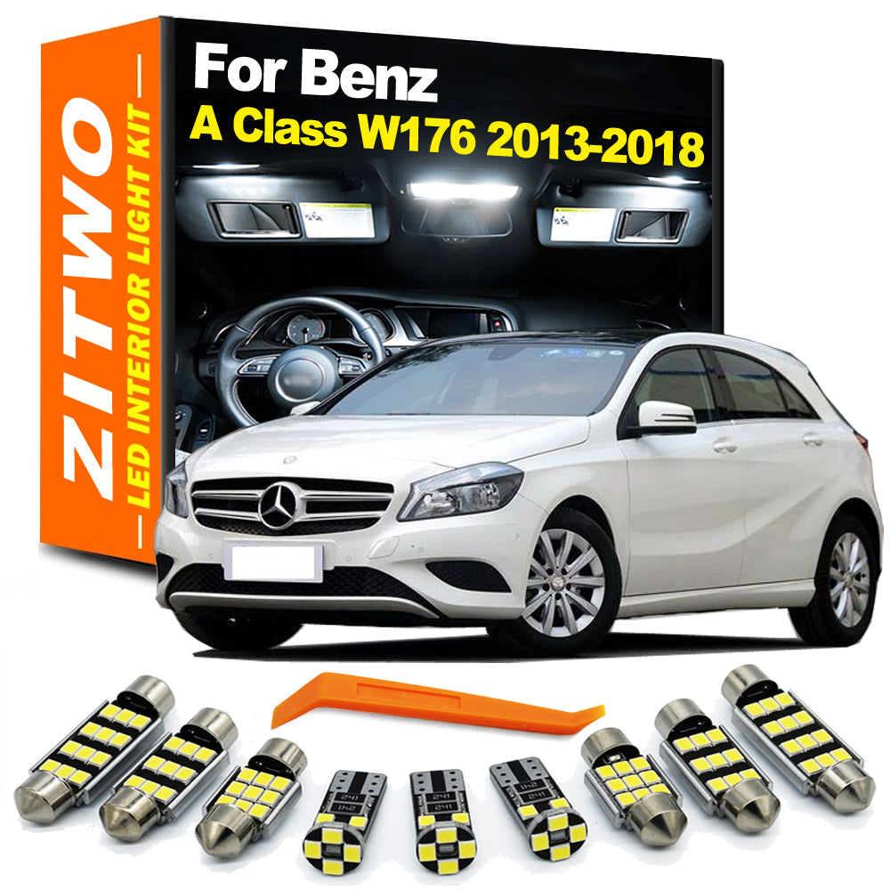 AutoGlowLED Canbus LED Interior Light Kit for Mercedes A Class W176 2013-2018