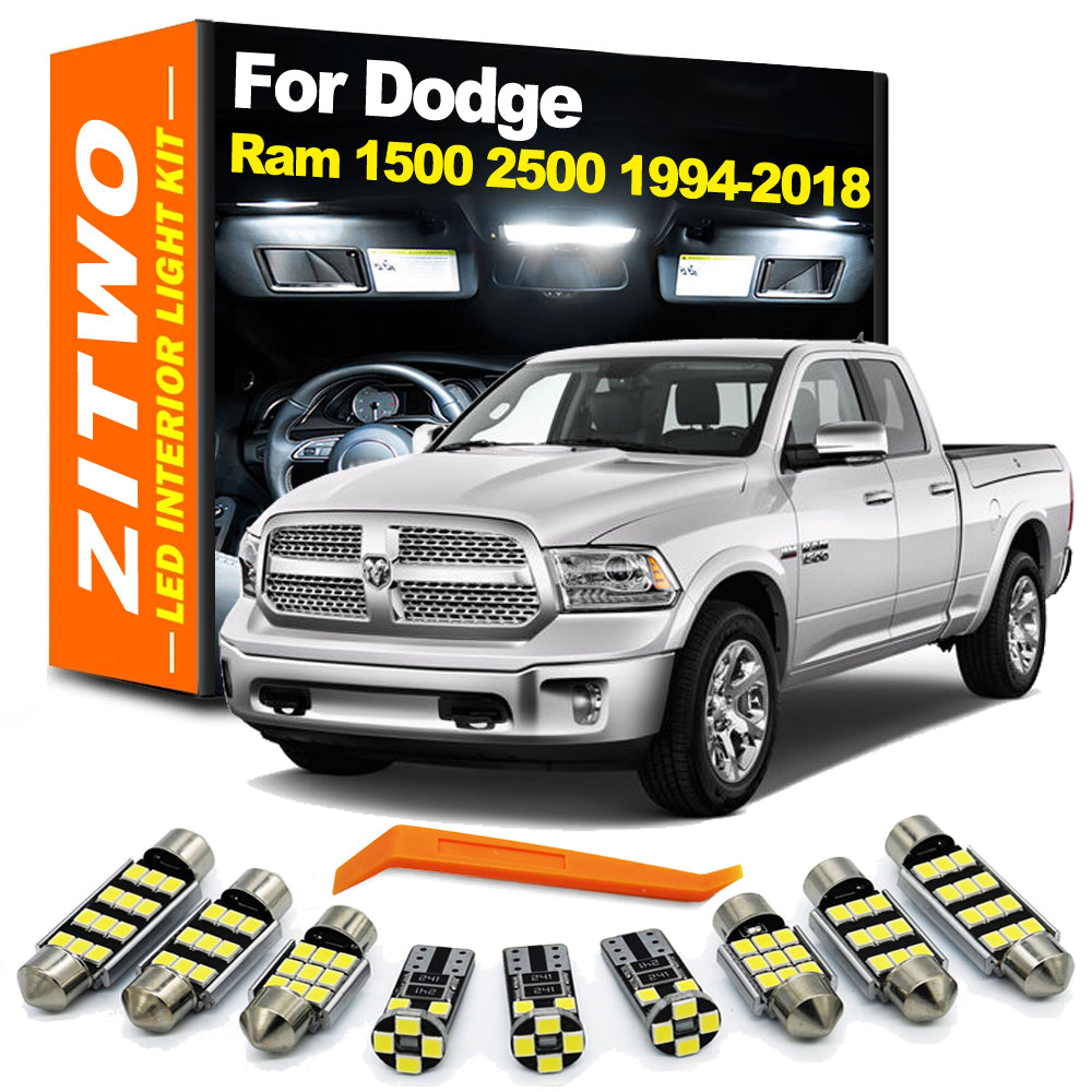 AutoGlowLED Canbus LED Interior Light Kit for Dodge Ram 1500 2500 3500 1994-2018