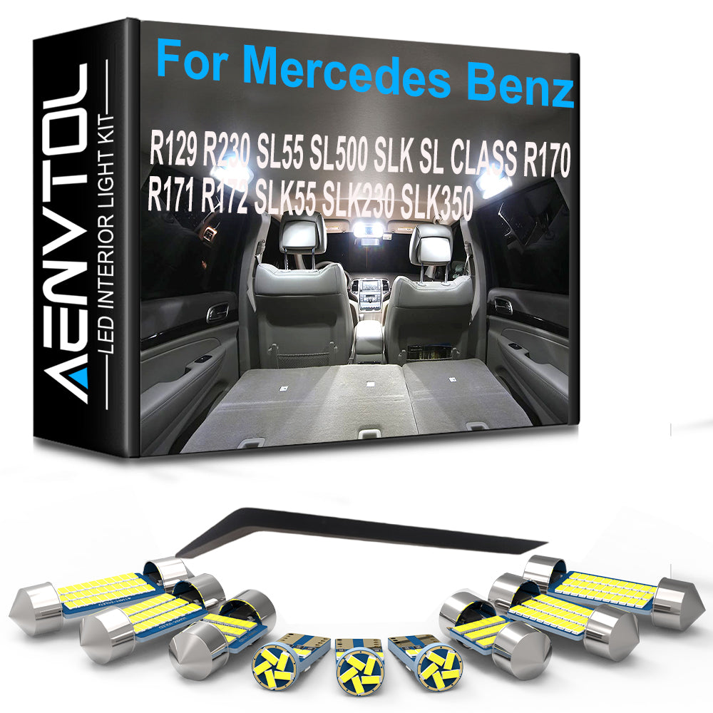 AutoGlowLED Canbus LED Interior Light Kit for Mercedes Benz SL SLK Class