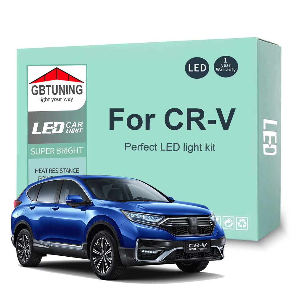 AutoGlowLED Canbus LED Interior Light Kit for Honda CR-V 1995-2022