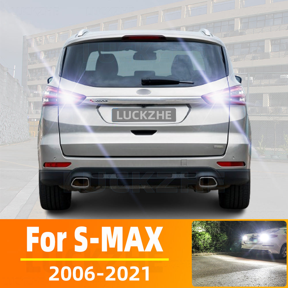 AutoGlowLED LED Reverse Light for Ford S-Max 2006-2021, 2pcs Backup Lamp