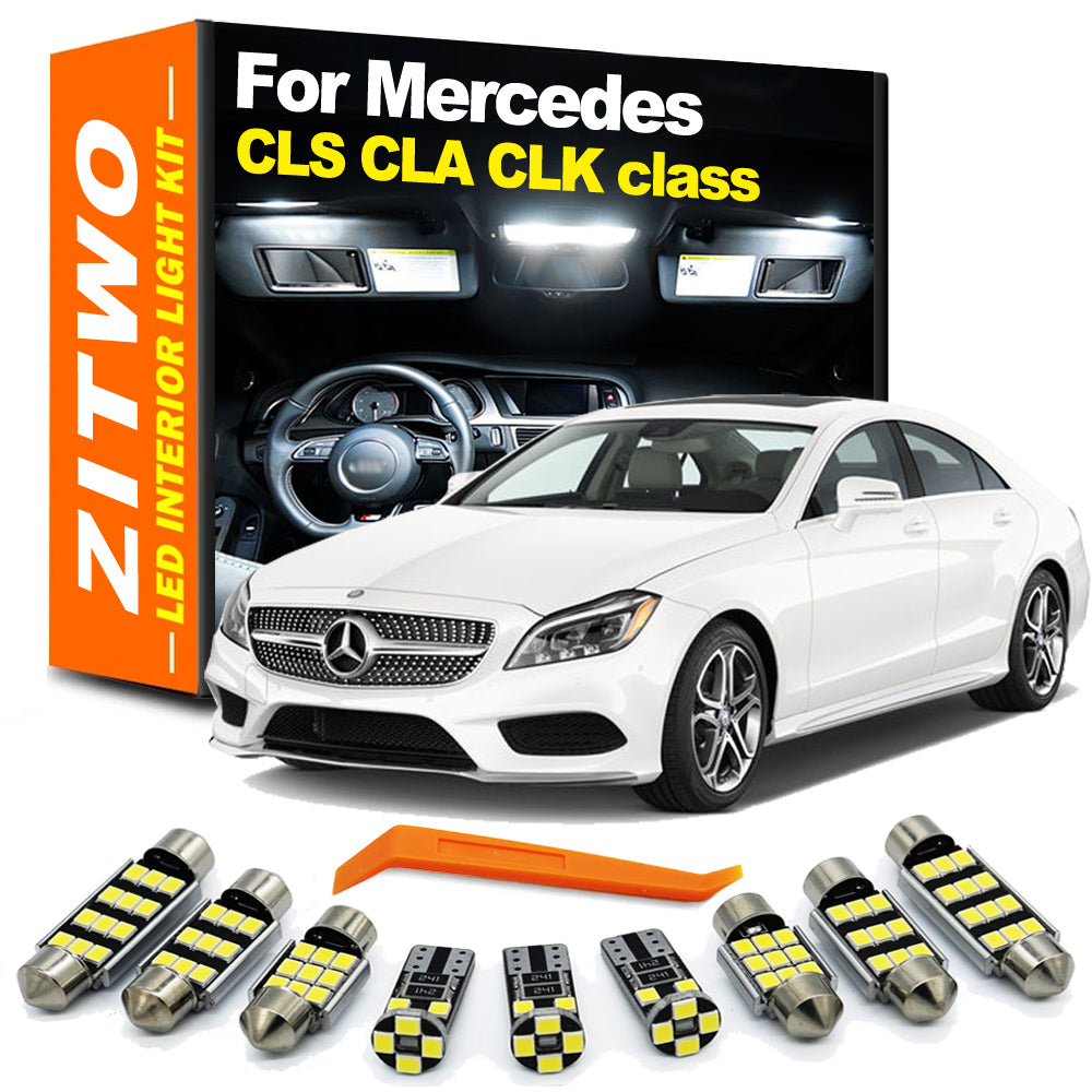 AutoGlowLED Mercedes LED Interior Light Kit for CLS CLA CLK W218 W219 C117 W209 W208 A209 A208