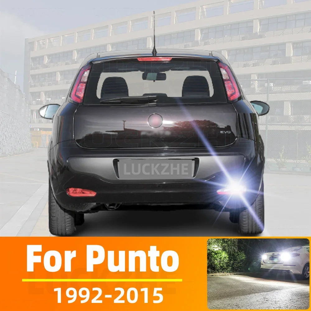 AutoGlowLED LED Reverse Light for Fiat Punto 1994-2015, 2pcs Backup Lamp