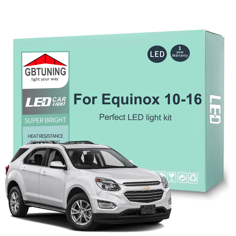 AutoGlowLED Canbus LED Interior Light Kit for Chevrolet Equinox 2010-2016