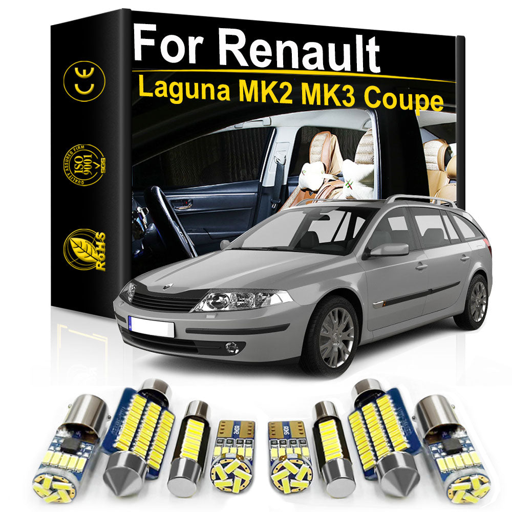 AutoGlowLED Interior LED Light Kit for Renault Laguna MK2 MK3 Coupe Canbus