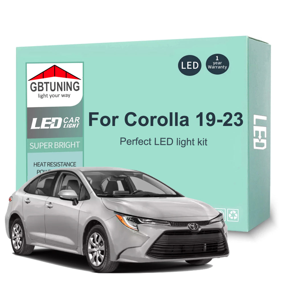 AutoGlowLED LED Interior Light Kit for Toyota Corolla 2019-2023 Canbus