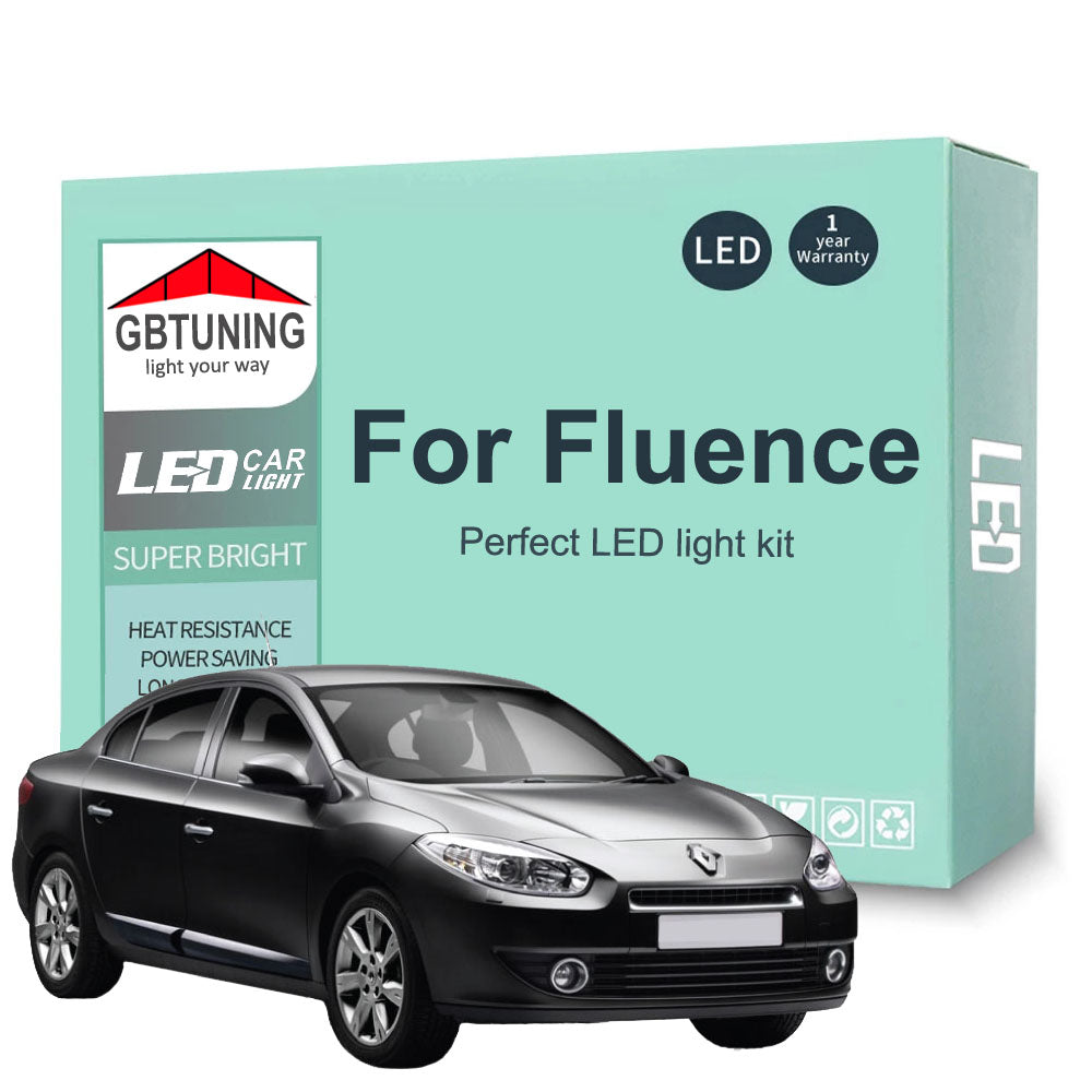 AutoGlowLED Canbus LED Interior Light Kit for Renault Fluence 2010-2017