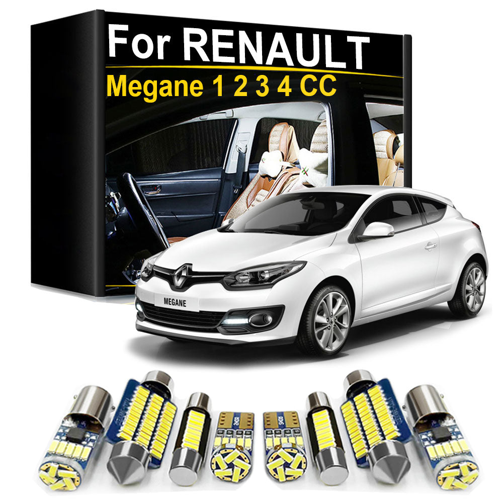 AutoGlowLED Interior LED Light Kit Canbus for Renault Megane MK1-MK4 CC