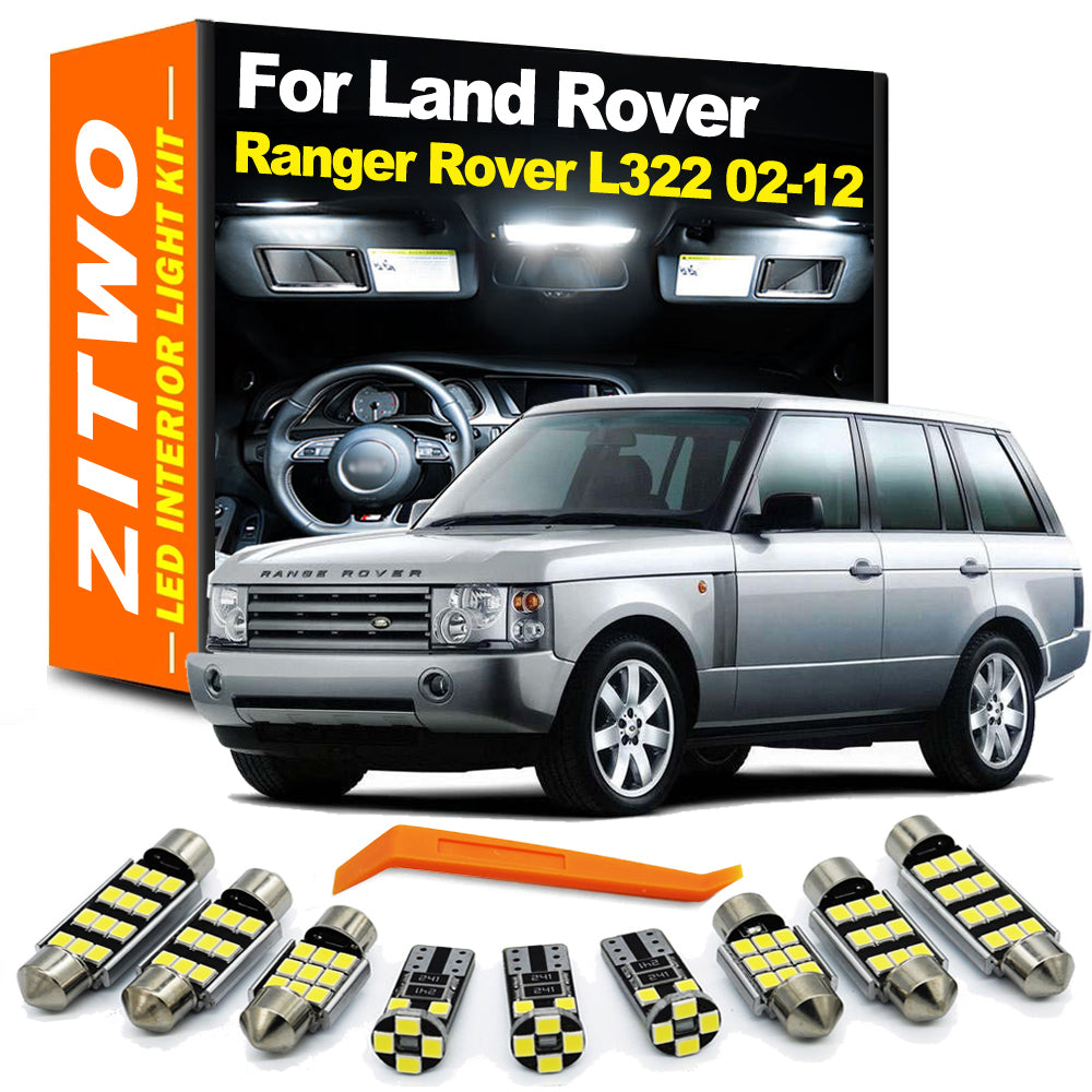 AutoGlowLED 24Pcs Canbus LED Interior Light Kit for Land Rover Range Rover L322 2002-2012
