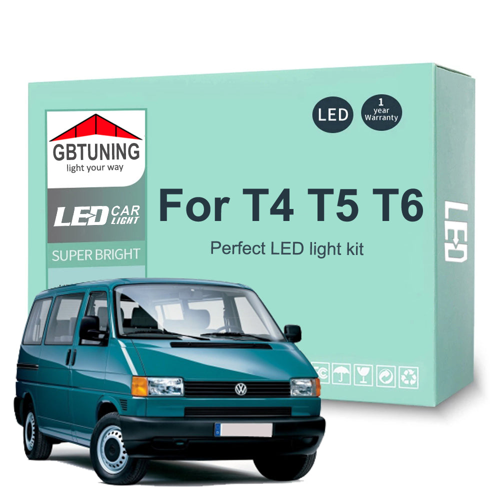 LED Interior Light Kit for VW Multivan Caravelle Transporter T4 T5 T6 AutoGlowLED