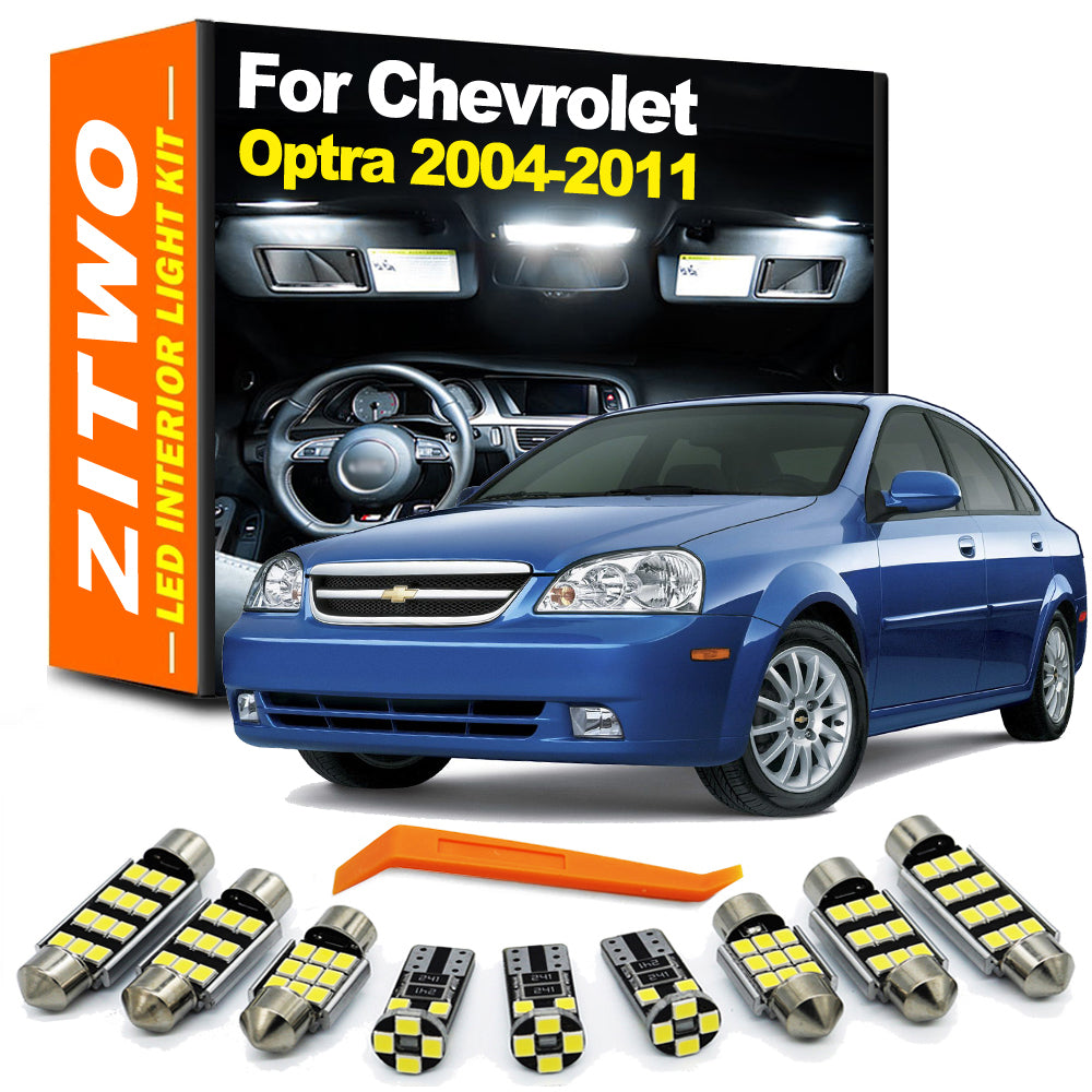 AutoGlowLED LED Interior Dome Map Trunk Light Kit for Chevy Optra 2004-2011