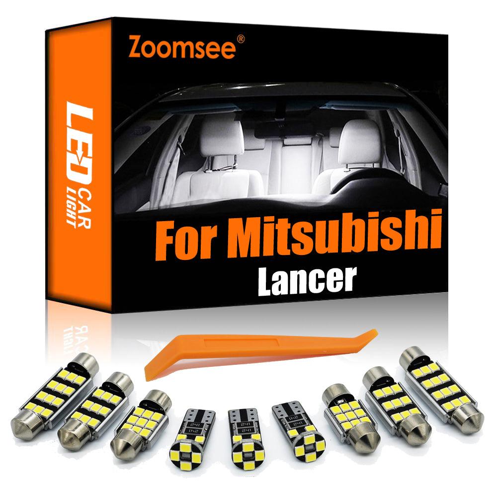 AutoGlowLED Interior LED Light Kit for Mitsubishi Lancer 2001-2017 Canbus