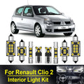 AutoGlowLED Interior LED Light Kit for Renault Clio 2 II MK2 1998-2005 Canbus