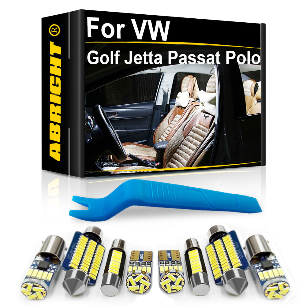 AutoGlowLED Canbus LED Interior Light Kit for VW Golf Jetta Passat Polo