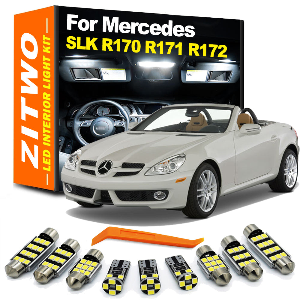 AutoGlowLED LED Interior Light Kit for Mercedes Benz SLK-Class R170 R171 R172 1996-2015