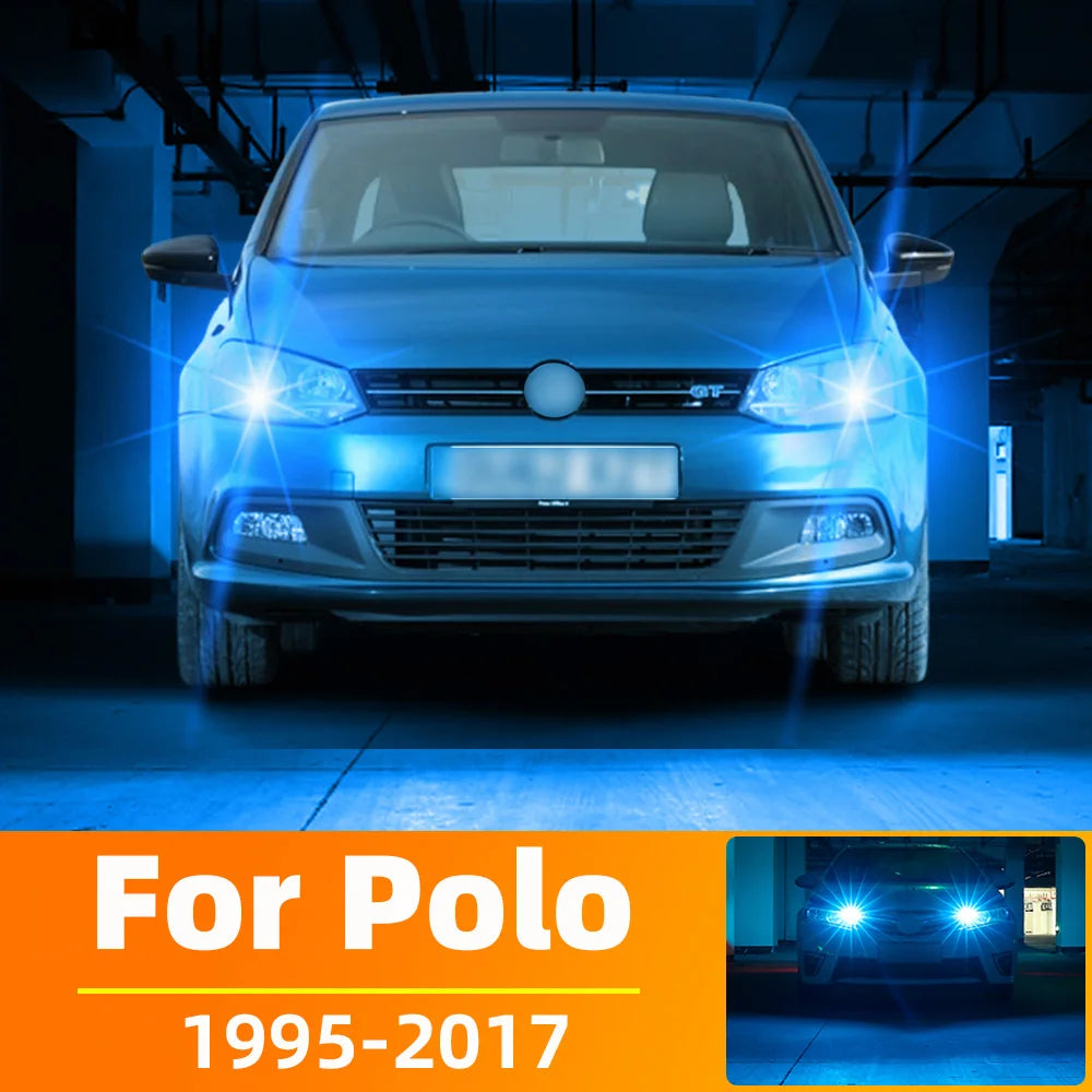 AutoGlowLED LED Interior Light Kit for VW Polo 6N 6R 6C 9N MK3 MK4 MK5 1995-2017 2Pcs
