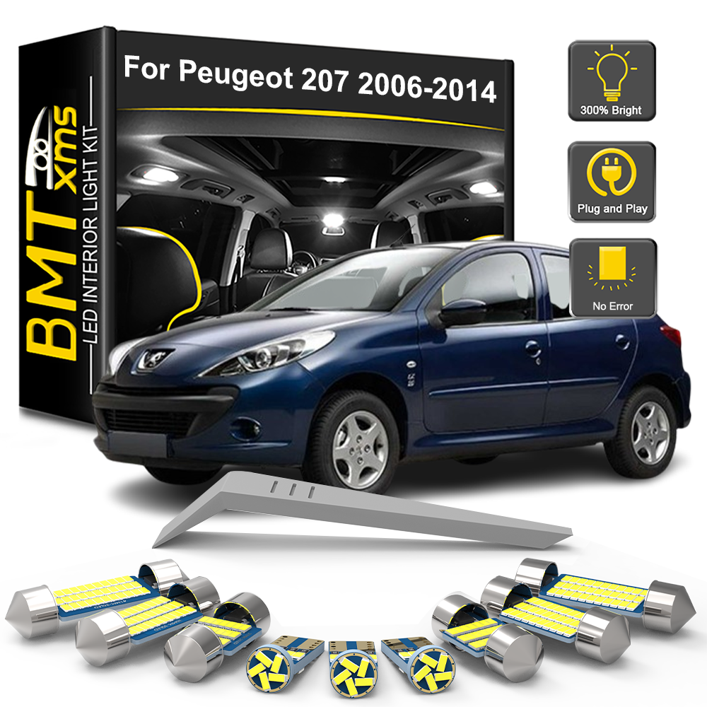 AutoGlowLED Canbus Interior LED Light Kit for Peugeot 207 2006-2014