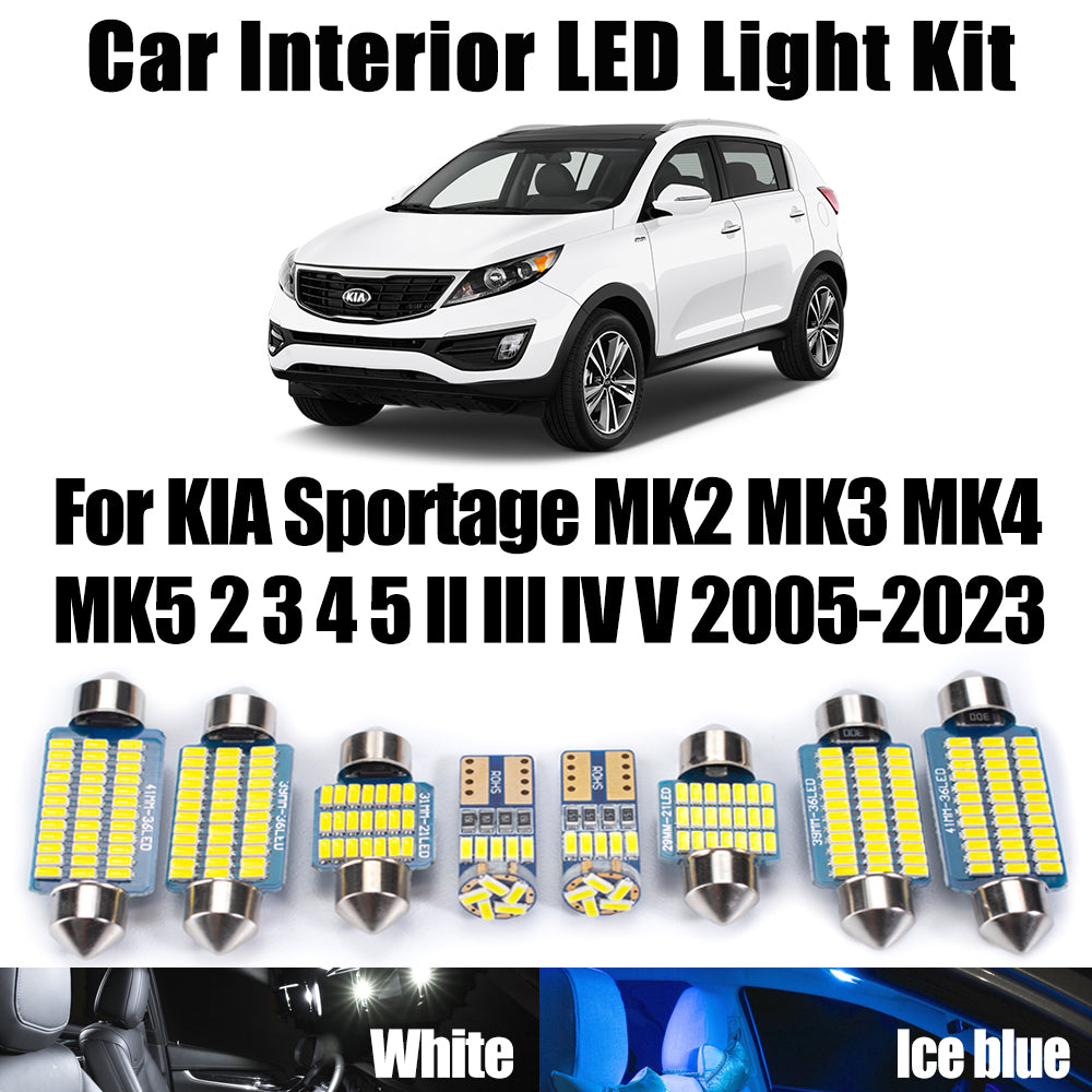 AutoGlowLED Interior LED Light Kit for KIA Sportage MK2-MK5 Canbus