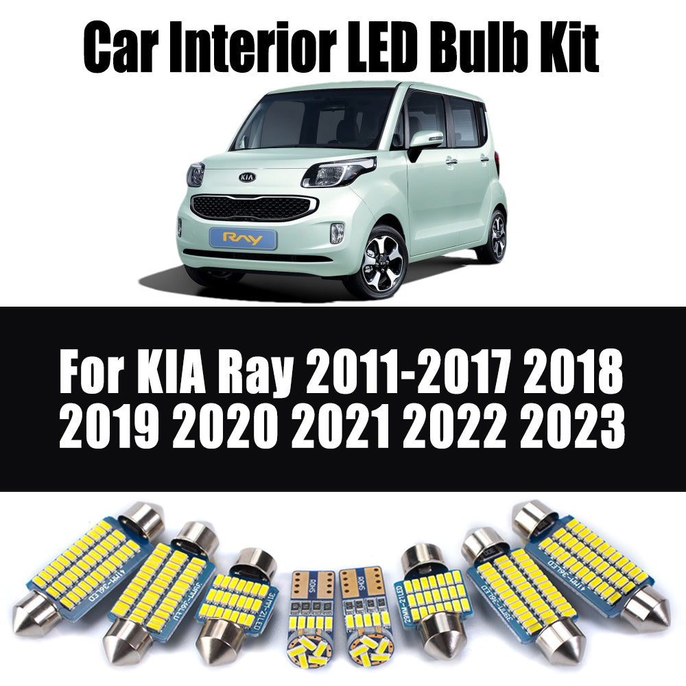 AutoGlowLED Canbus Interior LED Light Kit for KIA Ray 2011-2023