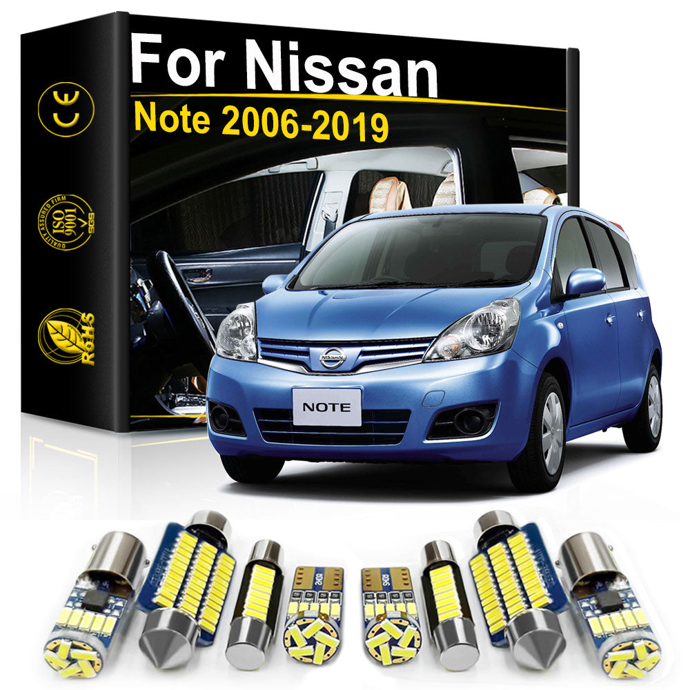 AutoGlowLED Interior LED Light Kit for Nissan Note E11 E12 Canbus