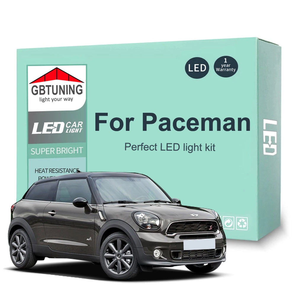 AutoGlowLED Canbus LED Interior Light Kit for Mini Paceman R61 15Pcs