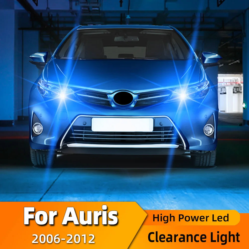 AutoGlowLED LED Parking Light Bulbs for Toyota Auris 2006-2012, 2pcs