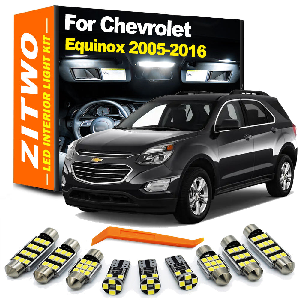 AutoGlowLED Canbus LED Interior Light Kit for Chevy Equinox 2005-2016