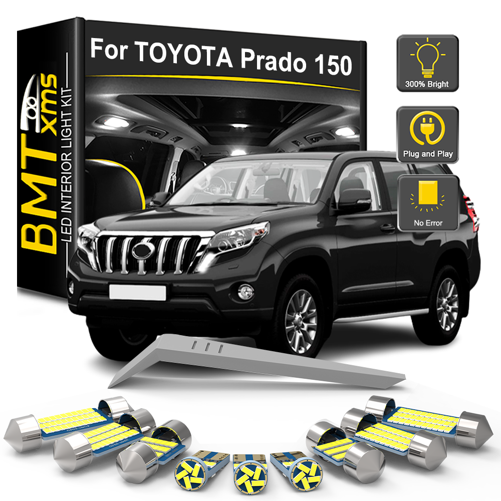 AutoGlowLED Canbus LED Interior Light Kit for Toyota Prado 150 LC150
