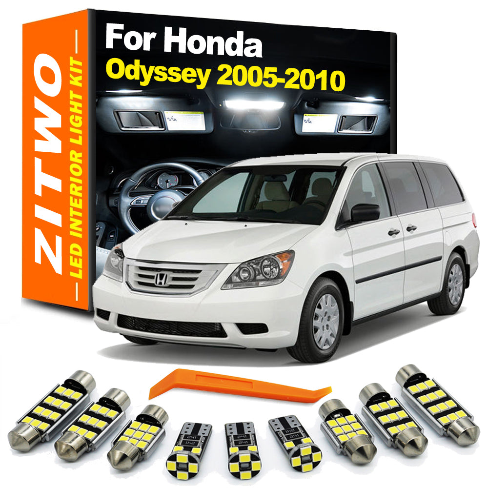 AutoGlowLED 16pc LED Interior Light Kit for Honda Odyssey 2005-2010