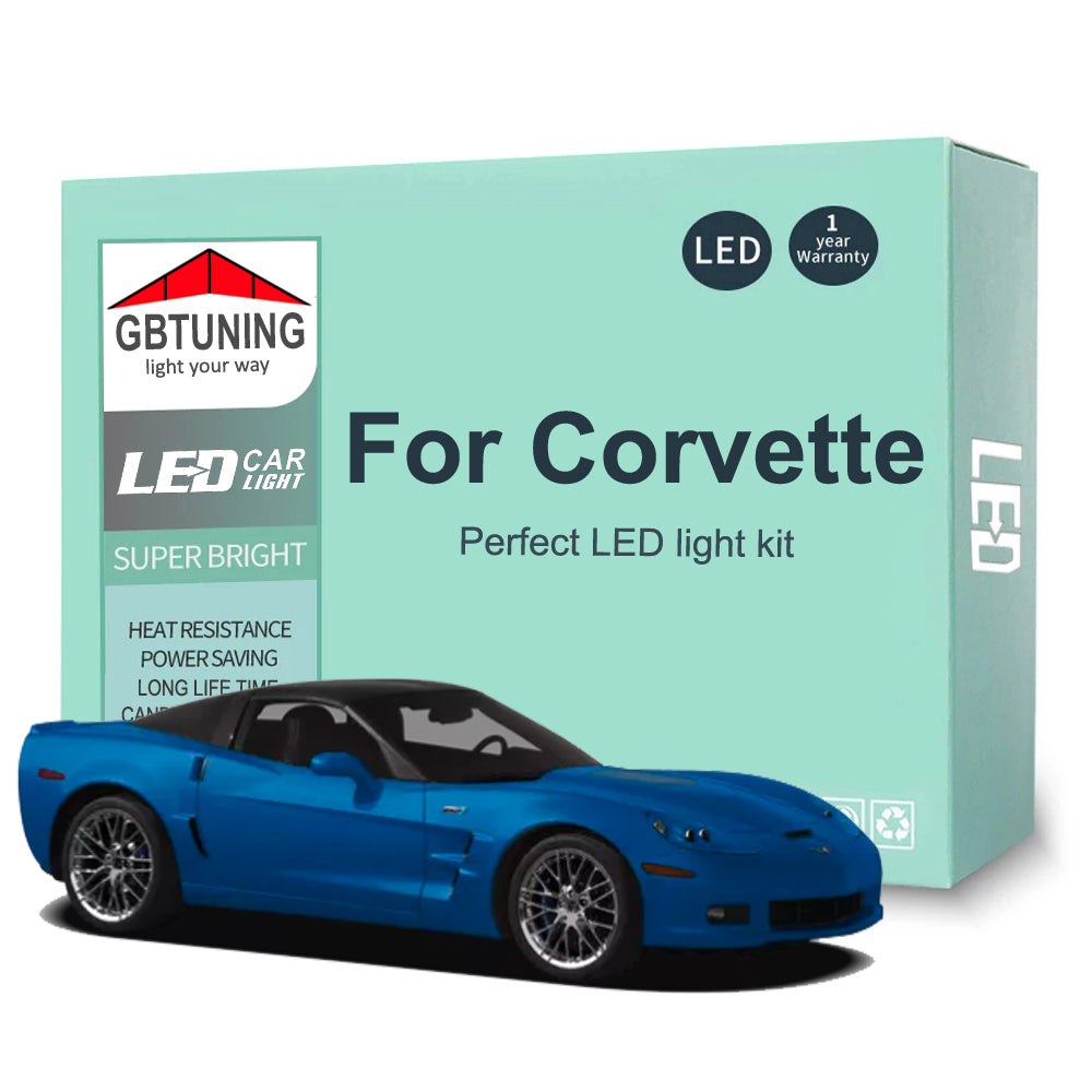 AutoGlowLED Canbus LED Interior Light Kit for Chevrolet Corvette C4 C5 C6 1984-2013