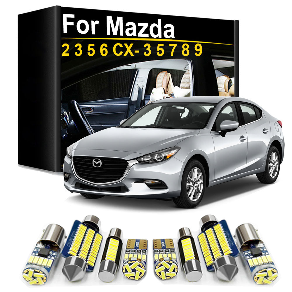 AutoGlowLED Interior LED Light Kit for Mazda CX-3 CX-5 CX-7 CX-9 2 3 5 6 Canbus