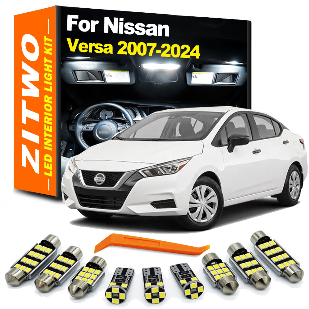 AutoGlowLED LED Interior Light Kit for Nissan Versa 2007-2023