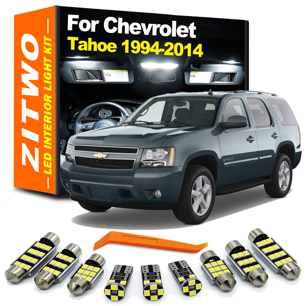 AutoGlowLED Canbus Error Free LED Interior Light Kit for Chevy Tahoe 1994-2014