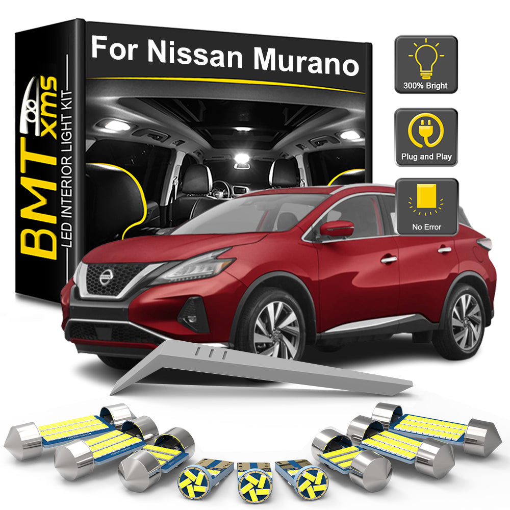 AutoGlowLED Canbus LED Interior Light Kit for Nissan Murano Z50 Z51 Z52