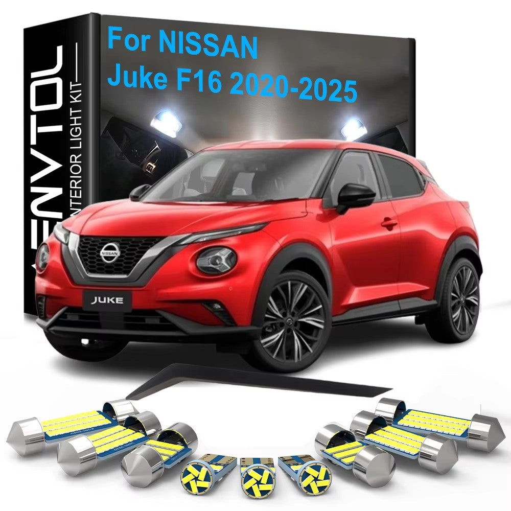 AutoGlowLED 11pc LED Interior Light Kit for Nissan Juke F16 2020-2025 Canbus