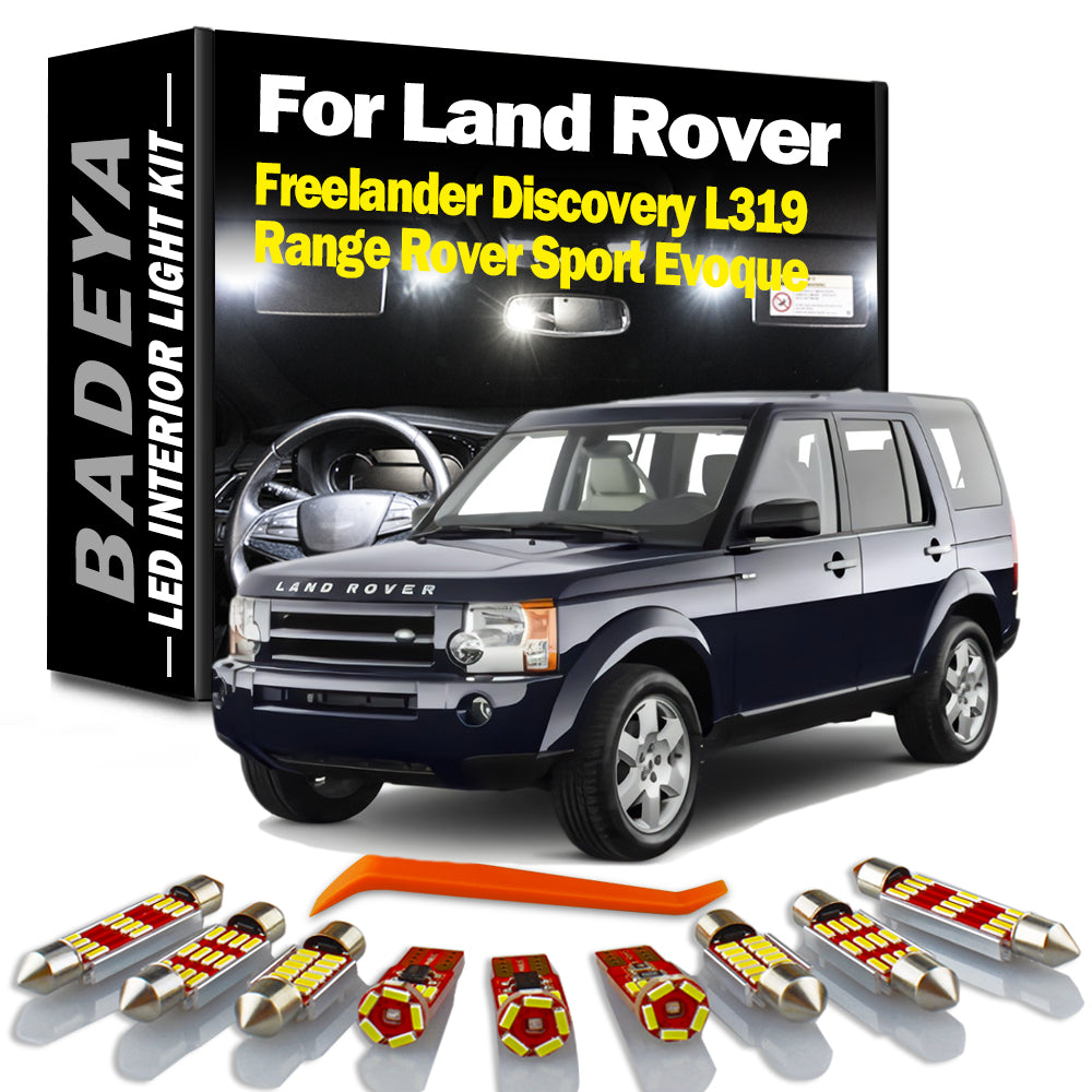 AutoGlowLED LED Interior Light Kit for Land Rover Freelander Discovery Range Rover