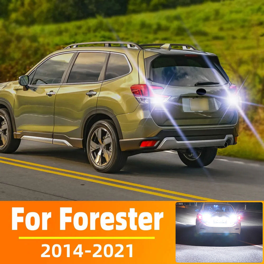 AutoGlowLED LED Backup Light Bulbs for Subaru Forester 2014-2021 (2Pcs)